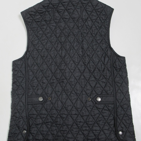 Burberry Brit Men's Diamond Quilted Vest Black Size M - Picture 4 of 12